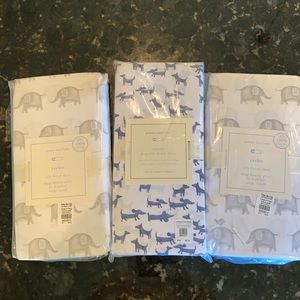 3 PotteryBarn Baby Crib Sheets